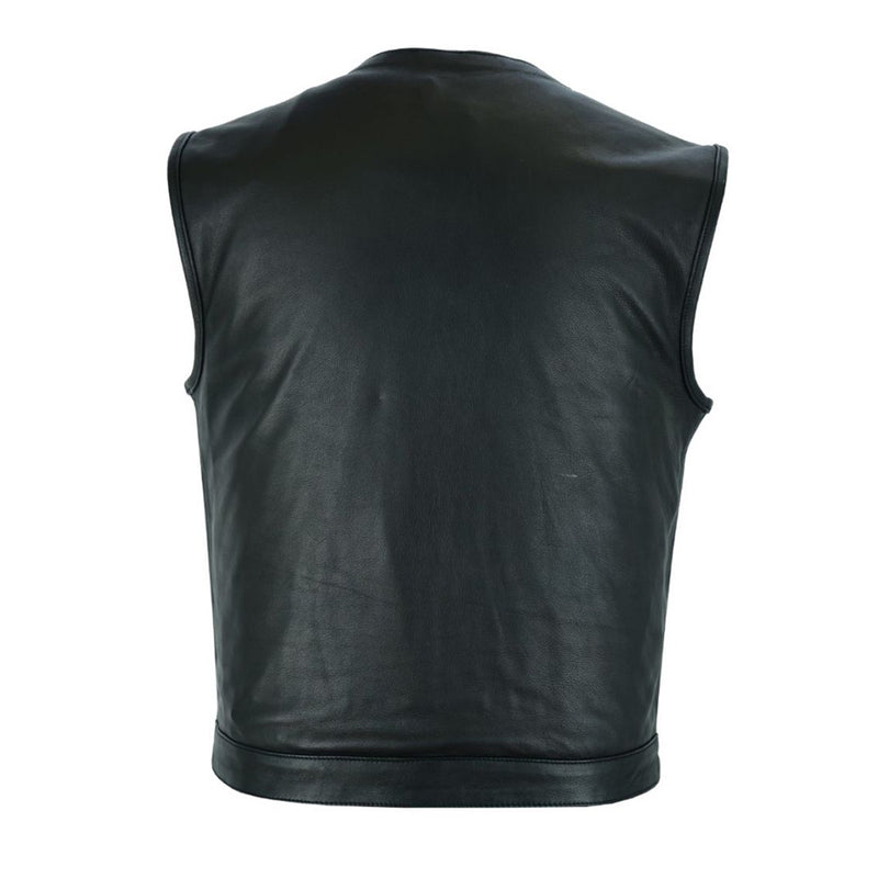 Mens Club Vest Black with Paisley Liner