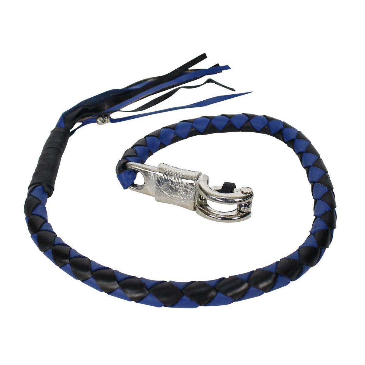 36" Black And Blue Get Back Whip