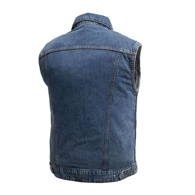 Showdown - Men's Motorcycle Lightweight Denim Vest