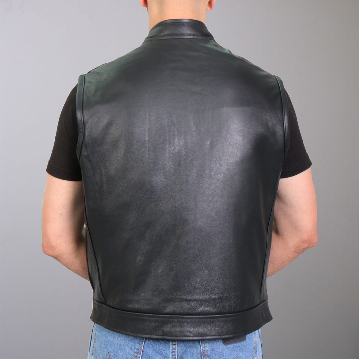 Mexican leather clearance vest