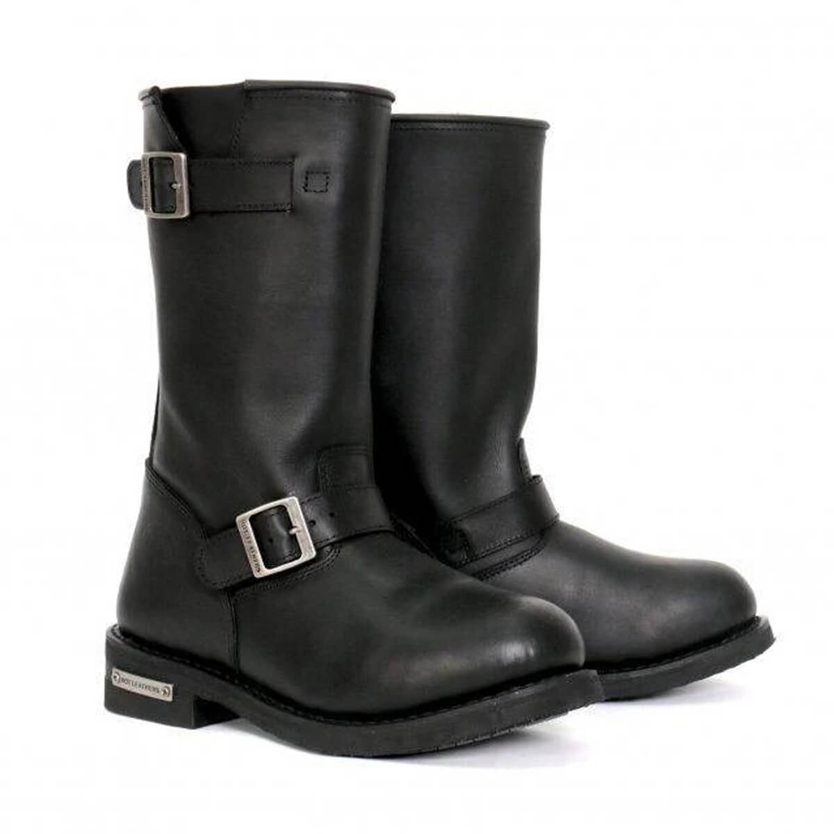 Round toe cheap motorcycle boots