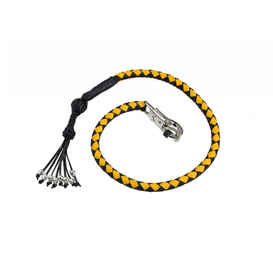 36" Get Back Whip Black/Yellow