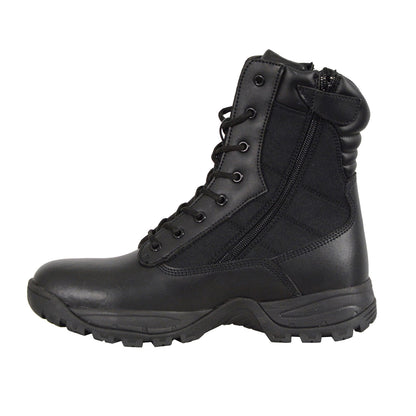 Men’s 9″Leather Tactical Boot w/ Side Zipper