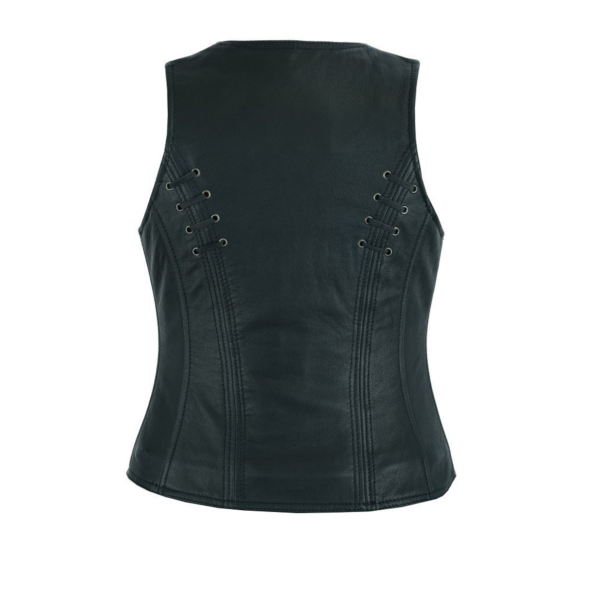 Women's Premium Naked Goat Skin Vest