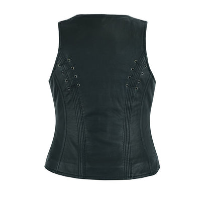 Women's Premium Naked Goat Skin Vest