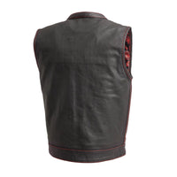 The Cut Men's Motorcycle Leather Vest