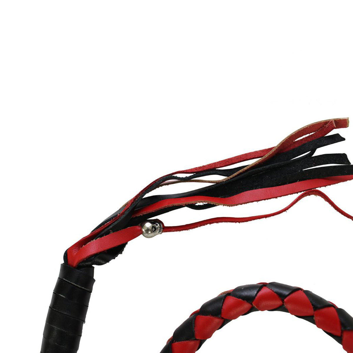 36" Black And Red Get Back Whip
