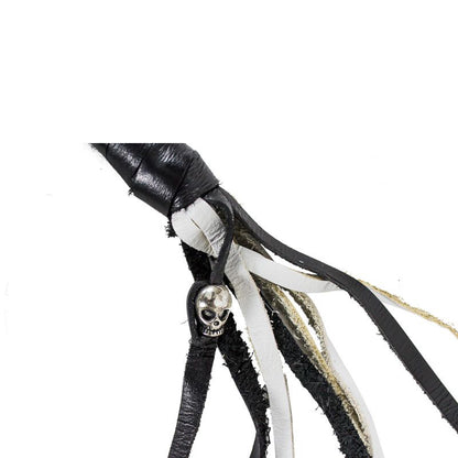 Black & White Get Back Whip For Motorcycles