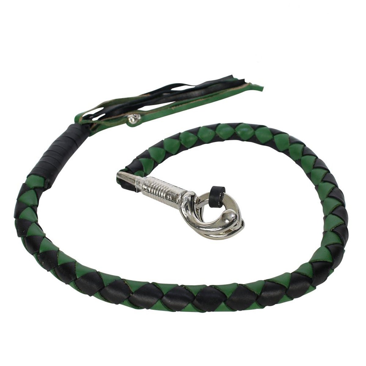 36" Black And Green Get Back Whip