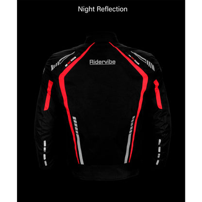 Men's Nylon & Mesh Motorcycle Jacket