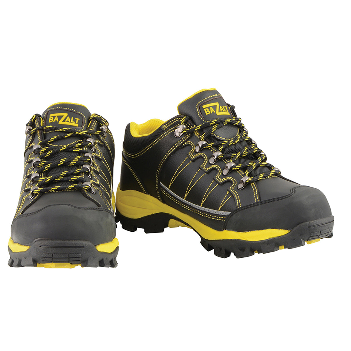 Men’s Black & Yellow Water & Frost Proof Leather Shoe