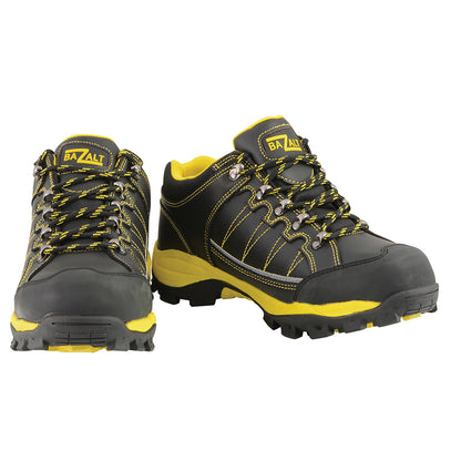 Men’s Black & Yellow Water & Frost Proof Leather Shoe
