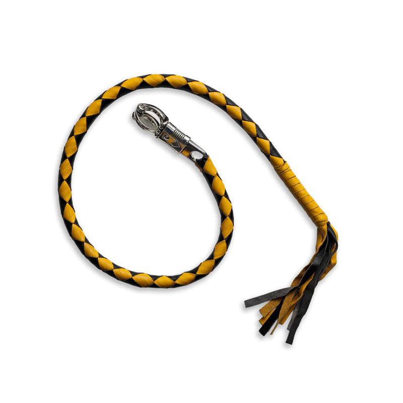 40 INCHES GET BACK WHIP IN BLACK & GOLD