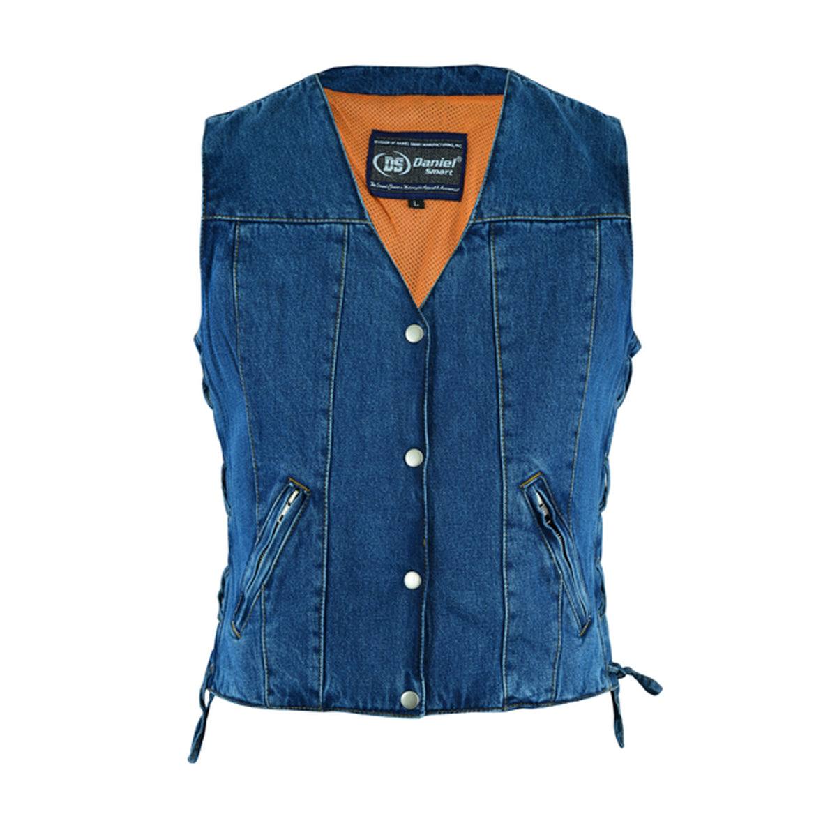 Blue jean clearance motorcycle vest