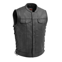 Sniper Motorcycle Leather Vest