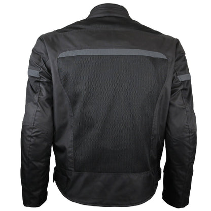 ADVANCED 3-SEASON MESH/TEXTILE CE ARMOR MOTORCYCLE JACKET