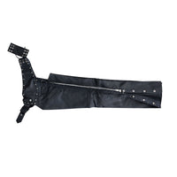 Ladies Naked Leather Chaps Studded