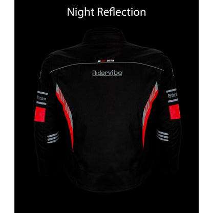 Men's Nylon & Mesh Motorcycle Jacket