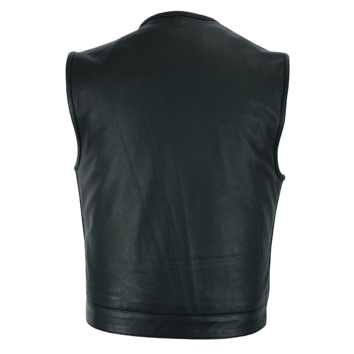 Mens No Collar Club Vest Low Cut