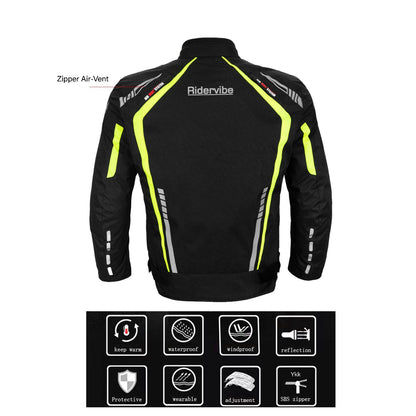 Men's Nylon & Mesh Motorcycle Jacket