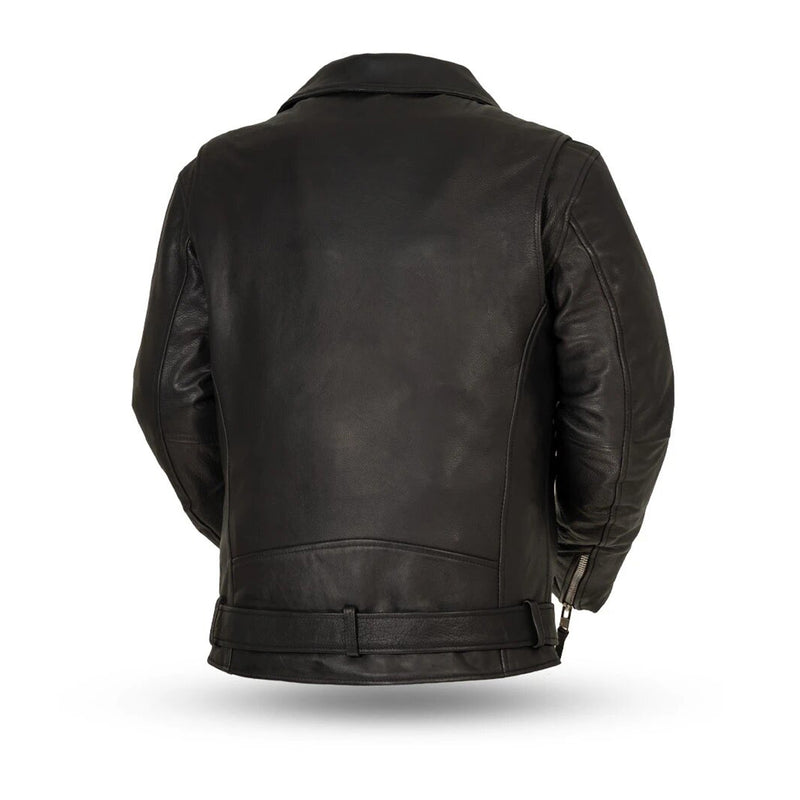Fillmore - Men's Leather Motorcycle Jacket (Black)