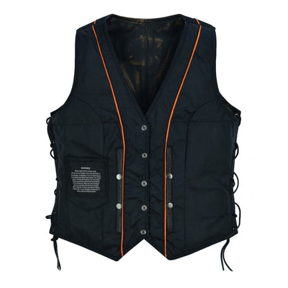 Women's Brown Studded Vest