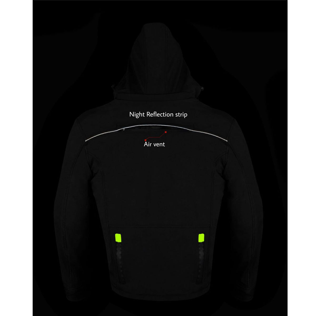 Men's Nylon & Mesh Motorcycle Jacket