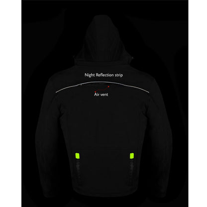 Men's Nylon & Mesh Motorcycle Jacket