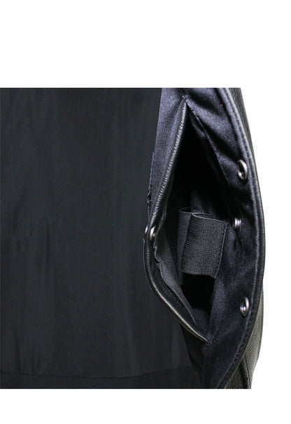 Mens Leather Vest With Concealed Gun Pockets