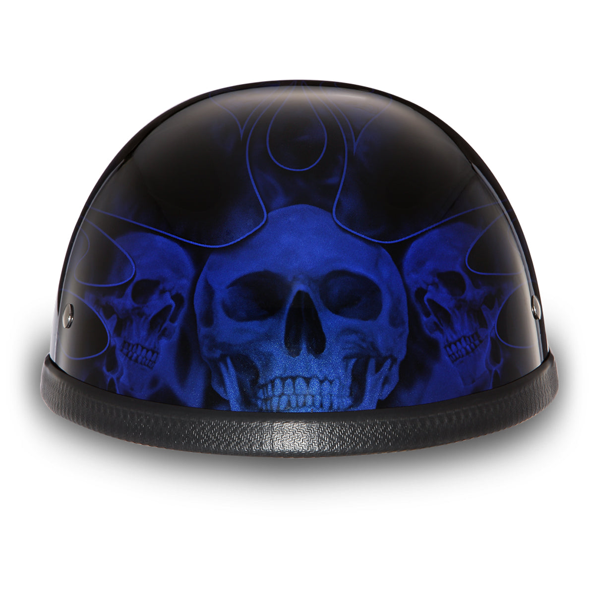 EAGLE- W/ SKULL FLAMES BLUE