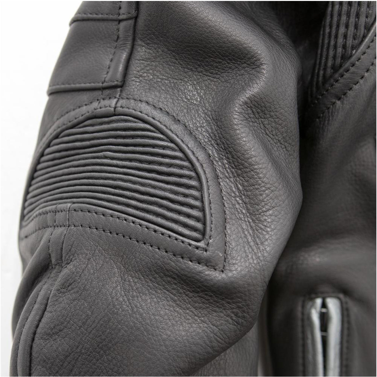 Leather Cowhide Racing Jacket