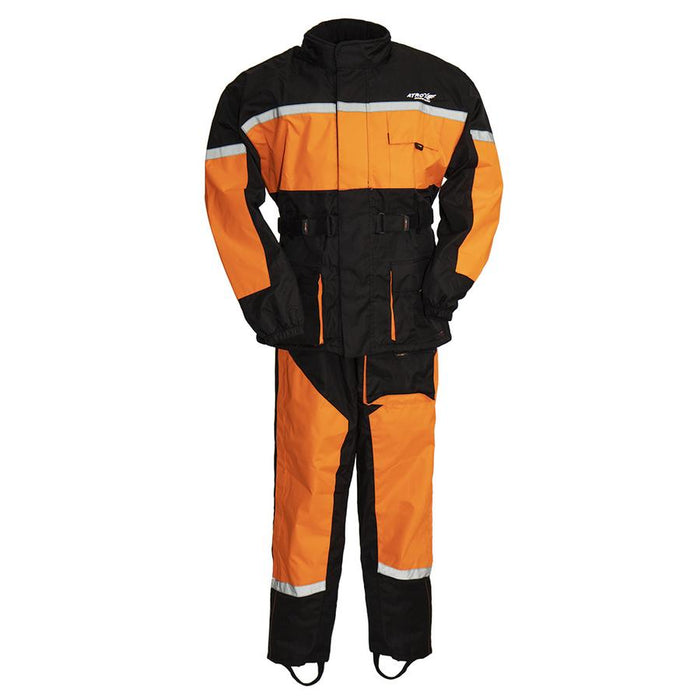Men’s Riding Motorcycle Rain Suit by ATROX. 100% Waterproof Breathable Fabric