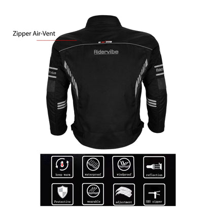 Men's Nylon & Mesh Motorcycle Jacket