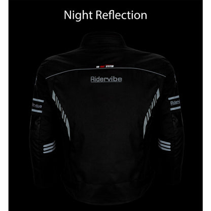 Men's Nylon & Mesh Motorcycle Jacket
