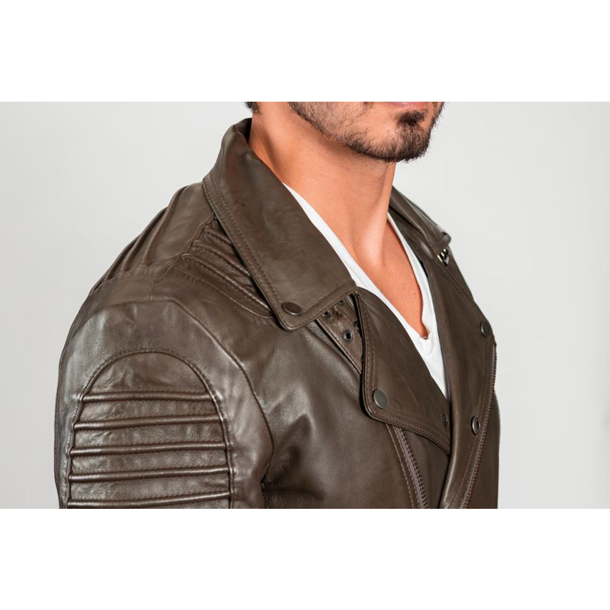 Brooklyn - Men's Fashion Lambskin Leather Jacket