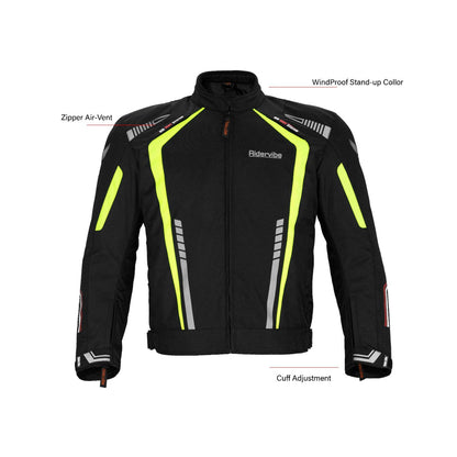 Men's Nylon & Mesh Motorcycle Jacket