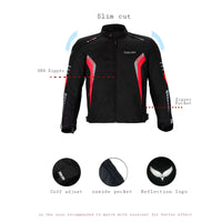 Men's Nylon & Mesh Motorcycle Jacket