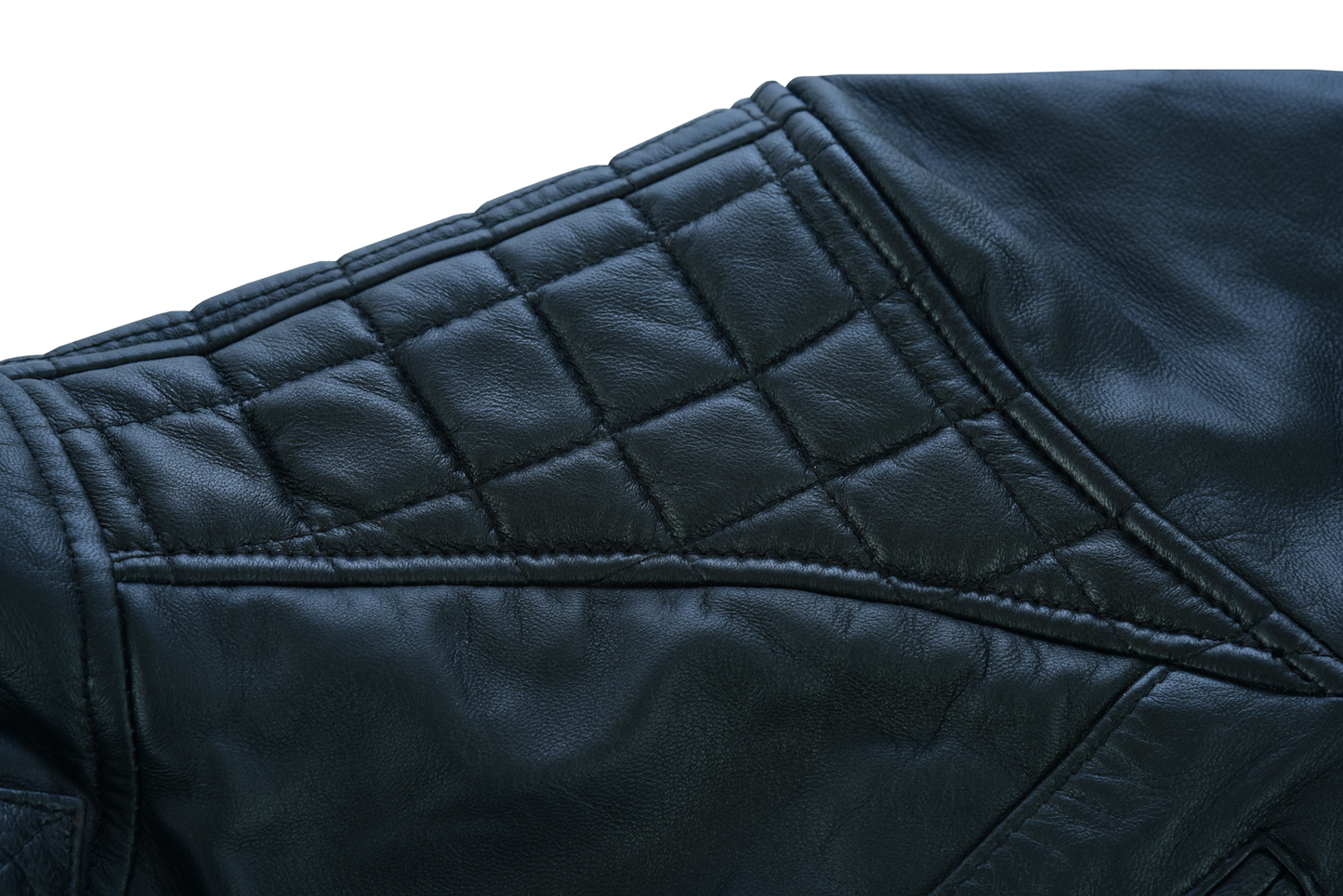 Men's Cafe Racer Gatsby Black Waxed Lambskin Motorcycle Leather Jacket