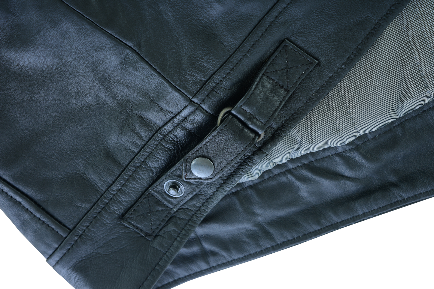 Men's Cafe Racer Gatsby Black Waxed Lambskin Motorcycle Leather Jacket
