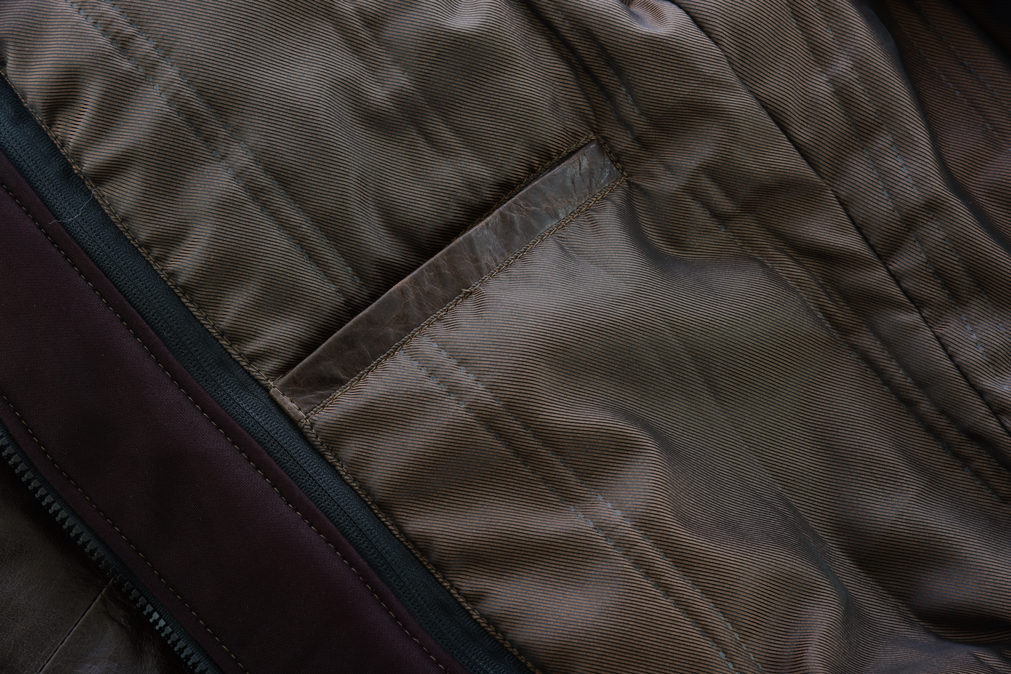 Mens Vincent Brown Waxed Premium Cowhide Motorcycle Leather Jacket With Removeable Hoodie
