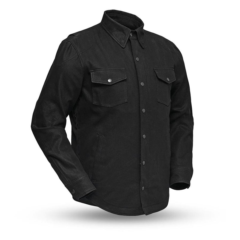 Men's Jet Black Denim Jacket (Equalizer)