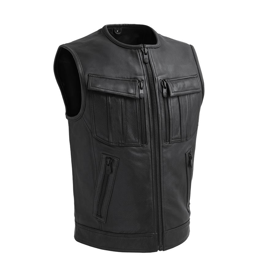 Unbeatable - Men's Motorcycle Leather Vest