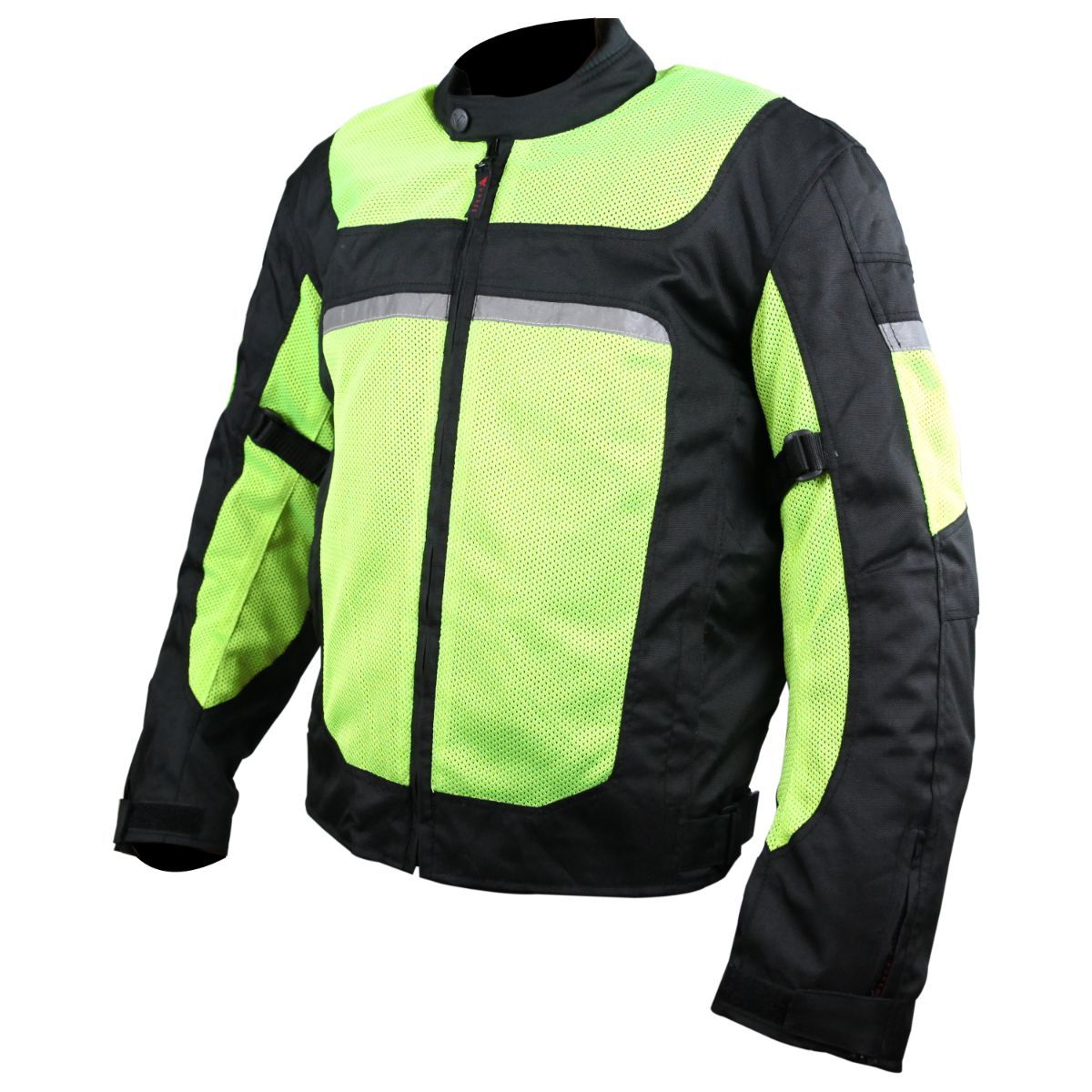 WINDBREAKER HI-VIS MESH/TEXTILE CE ARMOR MOTORCYCLE JACKET