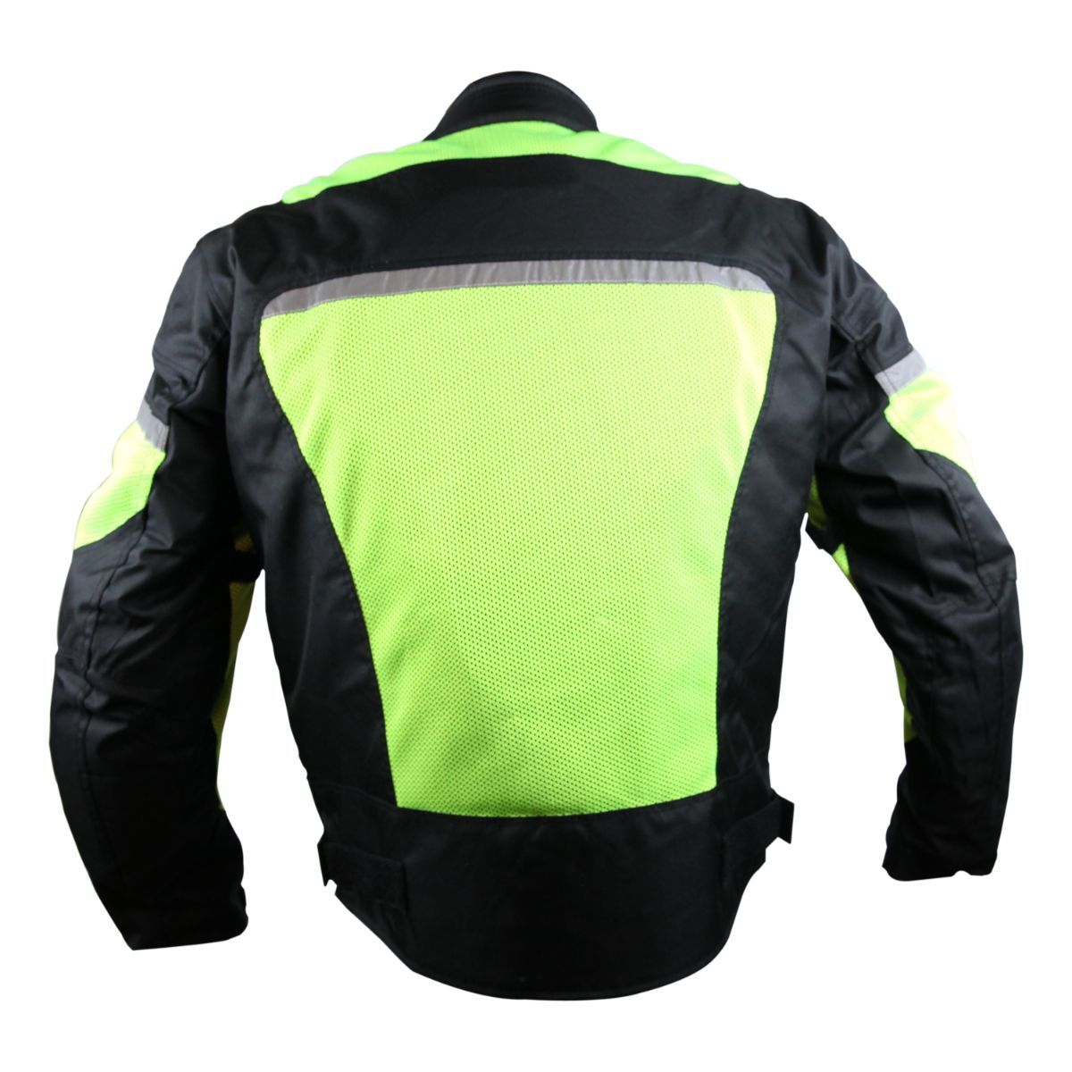 WINDBREAKER HI-VIS MESH/TEXTILE CE ARMOR MOTORCYCLE JACKET
