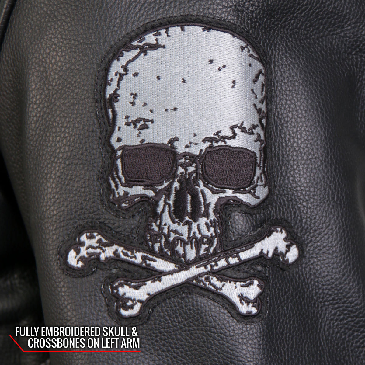 Dale White Leather Biker Jacket