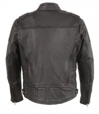 Milwaukee Leather Men’s Vented Scooter Jacket with Heated Technology