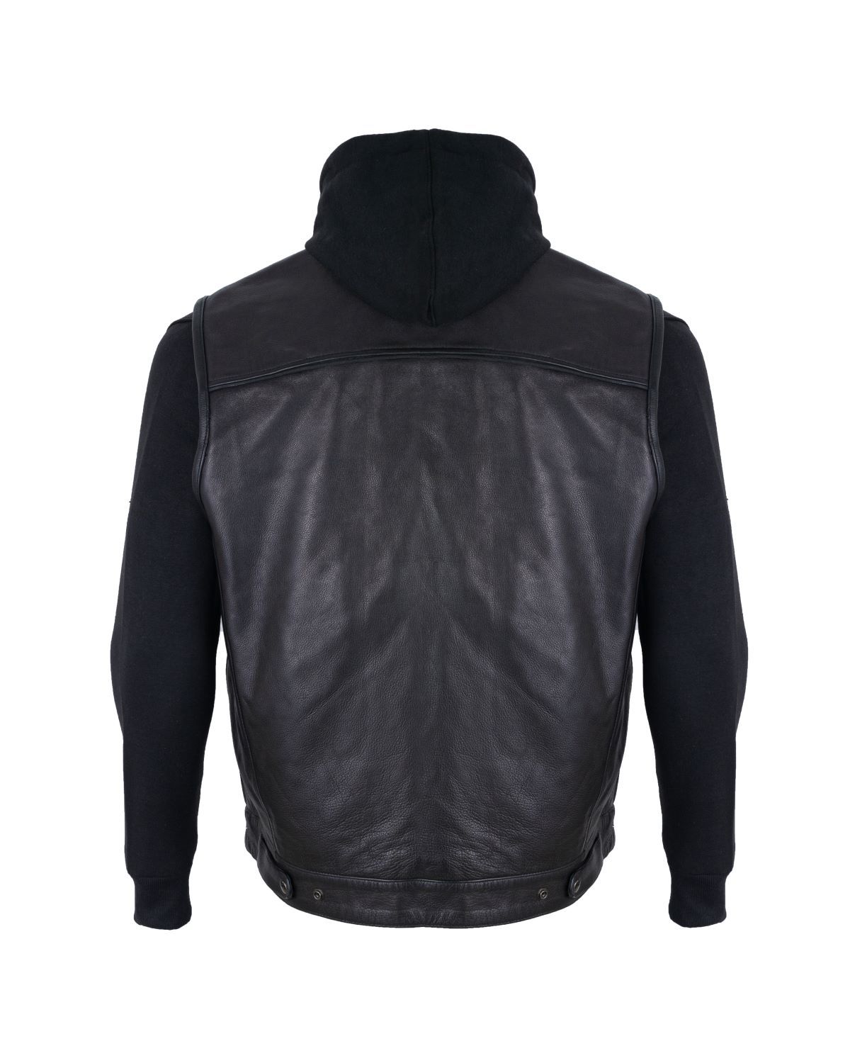 Black Concealed Carry Vest with Removable Black Removable Hoodie