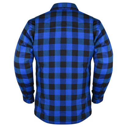 Men's Riding Flannel Shirts W/ Waterproof Zippers & Optional C.E. Armor (Available in 6 colors)