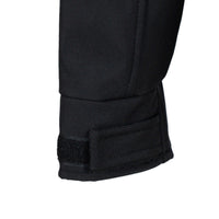 Black Waterproof Lightweight Zipper Front Soft Shell Jacket