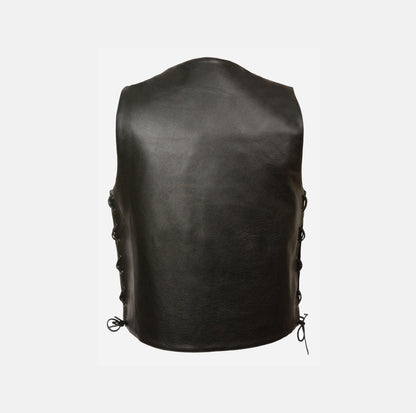 buffalo leather vest motorcycle